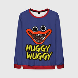 Свитшот мужской Huggy Wuggy: Smile, цвет: 3D-красный