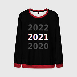 Свитшот мужской 2020 2021 2022, цвет: 3D-красный