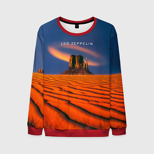 Мужской свитшот Led Zeppelin коллекционное / 3D-Красный – фото 1