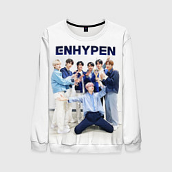 Свитшот мужской ENHYPEN Хисын, Джейк, Джей, Сонхун, Сону, Чонвон,, цвет: 3D-белый