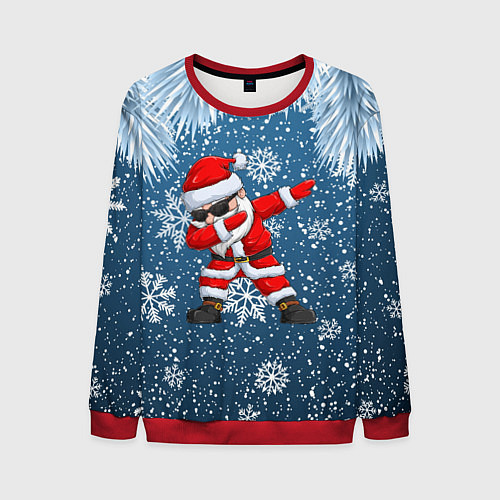 Мужской свитшот DAB SANTA WINTER / 3D-Красный – фото 1