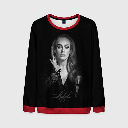 Мужской свитшот Adele Icon / 3D-Красный – фото 1