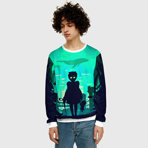 Мужской свитшот Сестричка из Рапчера / 3D-Белый – фото 3