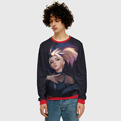 Свитшот мужской АКАЛИ BADDEST, цвет: 3D-красный — фото 2