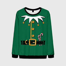 Мужской свитшот Christmas Elf Outfit