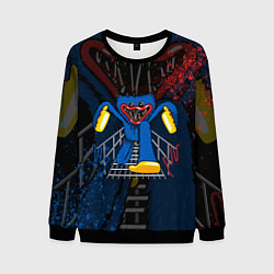 Свитшот мужской Хагги Wuggy, цвет: 3D-черный