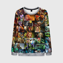 Мужской свитшот HEROES DOTA 2 ПЕРСОНАЖИ ДОТА 2