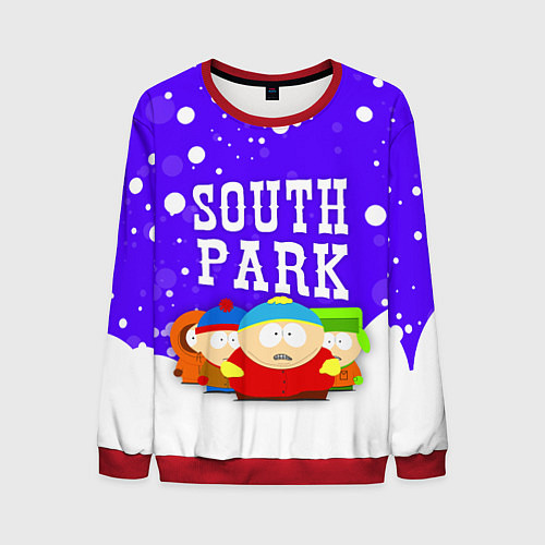 Мужской свитшот SOUTH PARK ЮЖНЫЙ ПАРК / 3D-Красный – фото 1