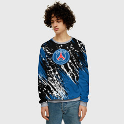 Свитшот мужской PSG футбольный клуб, цвет: 3D-меланж — фото 2