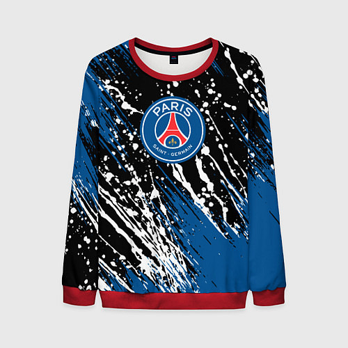 Мужской свитшот PSG футбольный клуб / 3D-Красный – фото 1