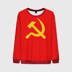 Свитшот мужской Красный Советский союз, цвет: 3D-красный