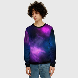 Свитшот мужской Космос Galaxy, цвет: 3D-черный — фото 2
