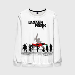Свитшот мужской Viral Theory LAGANN PARK, цвет: 3D-белый