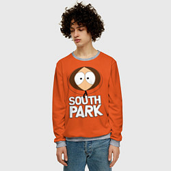 Свитшот мужской Южный парк Кенни South Park, цвет: 3D-меланж — фото 2