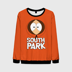 Свитшот мужской Южный парк Кенни South Park, цвет: 3D-черный
