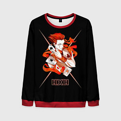 Свитшот мужской HXH - Hunter x Hunter, цвет: 3D-красный