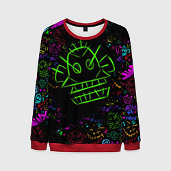 Свитшот мужской League Of Legends неон - Arcane, цвет: 3D-красный