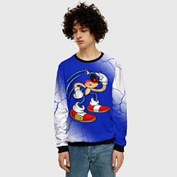 Свитшот мужской CОНИК ЭКЗЕ Градиент, цвет: 3D-черный — фото 2