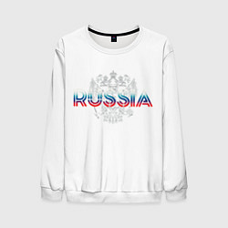 Свитшот мужской Russia Sport Team, цвет: 3D-белый
