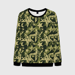 Свитшот мужской Star camouflage, цвет: 3D-черный