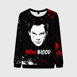 Свитшот мужской Декстер Новая Кровь Dexter New Blood, цвет: 3D-черный