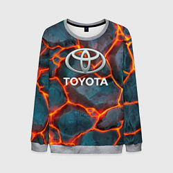 Свитшот мужской Toyota Вулкан из плит, цвет: 3D-меланж