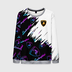 Мужской свитшот Lamborghini pattern gradient