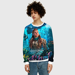 Свитшот мужской Элой Horizont Forbidden West, цвет: 3D-белый — фото 2