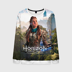 Свитшот мужской Aloy Элой Horizon, цвет: 3D-белый