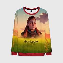 Свитшот мужской Horizon Forbidden West Aloy, цвет: 3D-красный