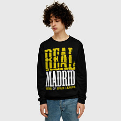Свитшот мужской Real Madrid Реал Мадрид, цвет: 3D-черный — фото 2