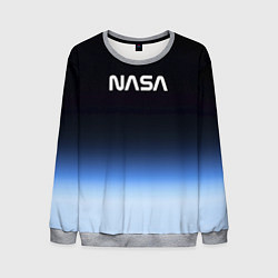 Свитшот мужской NASA с МКС, цвет: 3D-меланж