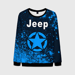 Свитшот мужской JEEP Арт, цвет: 3D-черный