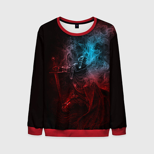 Мужской свитшот Погасший рыцарь Elden Ring / 3D-Красный – фото 1