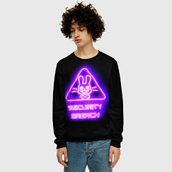 Свитшот мужской Five Nights at Freddys: Security Breach логотип, цвет: 3D-черный — фото 2