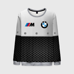 Свитшот мужской BMW БМВ СТАЛЬ, цвет: 3D-меланж