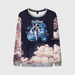 Свитшот мужской Genshin Impact - Kamisato Ayato, цвет: 3D-меланж