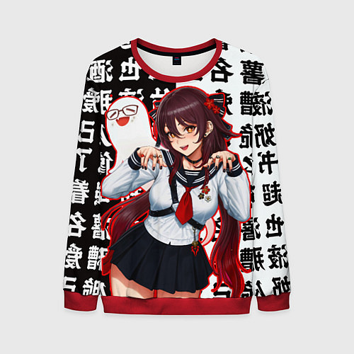 Мужской свитшот Ху Тао модная Genshin Impact Геншин / 3D-Красный – фото 1