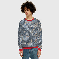 Свитшот мужской Камуфляж Паук Горы, цвет: 3D-красный — фото 2