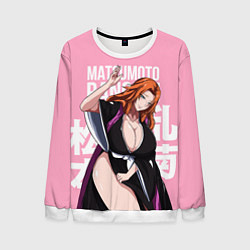 Свитшот мужской Matsumoto Rangiku, цвет: 3D-белый