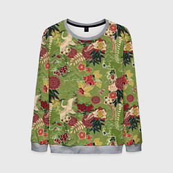 Свитшот мужской Япония-Китай Сюжет, цвет: 3D-меланж