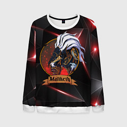 Свитшот мужской Elden ring maliketh, цвет: 3D-белый