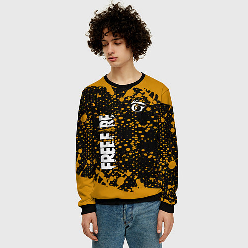 Мужской свитшот GARENA FREE FIRE ФРИ ФАЕР / 3D-Черный – фото 3