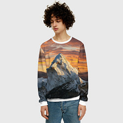 Свитшот мужской Та самая Джомолунгма Сагарматха Everest, цвет: 3D-белый — фото 2