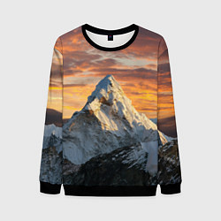 Свитшот мужской Та самая Джомолунгма Сагарматха Everest, цвет: 3D-черный