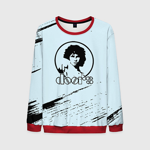 Мужской свитшот The doors музыкант / 3D-Красный – фото 1