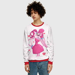 Свитшот мужской POPPY PLAYTIME - Mommy long legs - Мамочка длинные, цвет: 3D-красный — фото 2