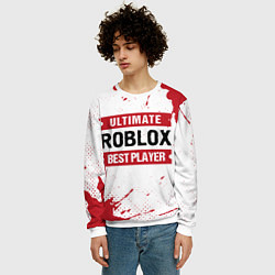 Свитшот мужской Roblox Ultimate, цвет: 3D-белый — фото 2