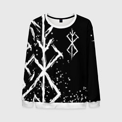 Свитшот мужской КЛЕЙМО ЖЕРТВЫ - БЕРСЕРК, цвет: 3D-белый
