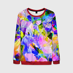 Мужской свитшот Красочный цветочный узор Весна - Лето 2023 Colorfu